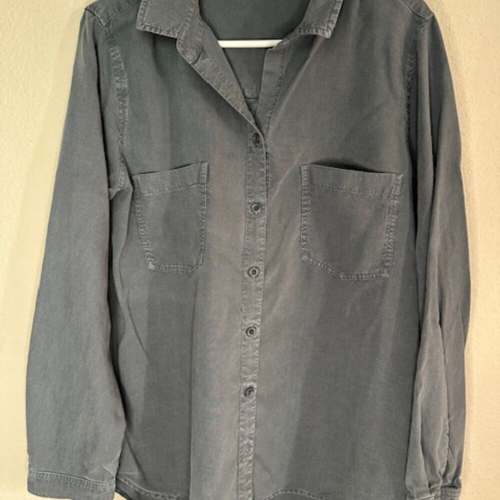 Side Stitch mineral-washed tencera‎ shirt - Picture 3 of 4